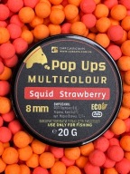 Протеінові Кальки Cc Baits Pop Ups 8 Mm Multicolour - Squid Strawberry