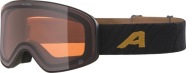Alpina Ladis Q Black-Gold Matt Ski Goggles Q Glass S2