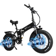 Електромобіль Mtb 1500W 45Km/H 48V18Ah Cmacewheel Rx20Max-T 20“ Fat Tire