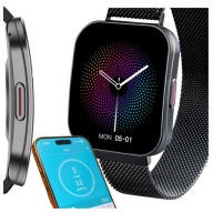 Жіночий Годинник Smartwatch З Вигнутим Екраном Black Waterproof