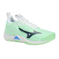 Взуття Для Волейболу Mizuno Wave Momentum 3 Neo Mint/Black/Frontier Blue Eu