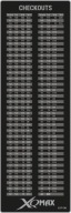Килимок Для Дартсу Xq Max Carpet Check Out Black Red 237X80