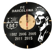 Fcbarca Настінні Годинники Зі Справжньої Вінілової Платівки, Фк Barcelona В Подарунок