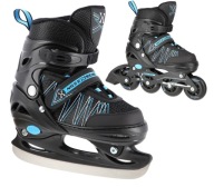 2В1 Регульовані Роликові Ковзани Recreational Roller Skates Blue Nils 39-42