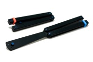 Butterfly Butterfly Knife Training Butterfly Blunt Antarctis Squid Tt Case Black