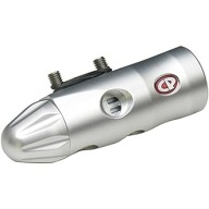 Cp Direct Asa On/Off Paintball Handle Thread Cylinder Silver/Chrome