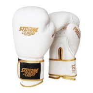 Боксерські Рукавички Stormcloud Boxing Pro Білі/Золоті 16 Унцій