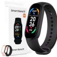 Смарт-Годинник Крокомір | Smart Band 9 | Рахувати Кроки | Монітор Серцевого Ритму | Барвистий Екран