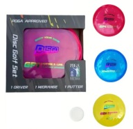 Disgo Pdga 3 Disc Golf Set Disc Patter Mid Range Driver Marker Hit