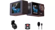Двоекранна Камера Apexcam X80Pro, 4K60Fps, 48 Мп, Ultra Hd, Wifi