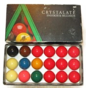 Crystalate / Снукер Та Більярд / Набір З 18 Купунок / Зроблено В Англії