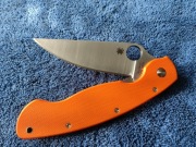 Spyderco Military S30V Orange G-10 Sprint Run Колекційний Стан