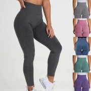 Спортивні Легінси Легінси Black Grey Push Up M 38 36 Fitness Pilates