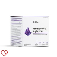 Creatine 5G Aura Herbals Creatine Monohydrate Glycine Muscles Training 30 Пакетиків