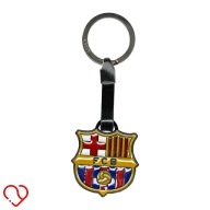 Ліцензійний Металевий Лакований Брелок Herb Fc Barcelona Fcb